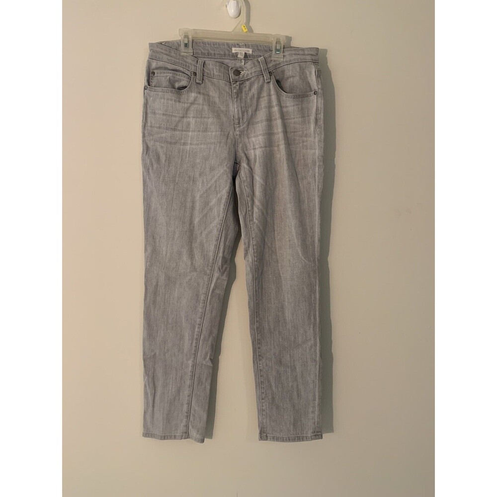 Eileen Fisher Women's Jeans Gray Size 6 Straight Leg